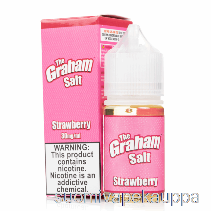 Vape Box Mansikka Suola - The Graham - Mamasan E-neste - 30ml 30mg